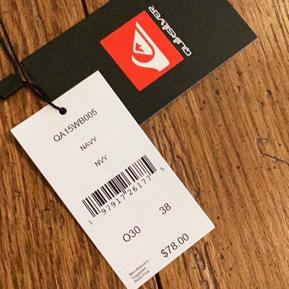 Quiksilver navy blue Slim Fit Pants. Men’s size 38x30. ❗️NEW❗️ - Picture 6 of 16